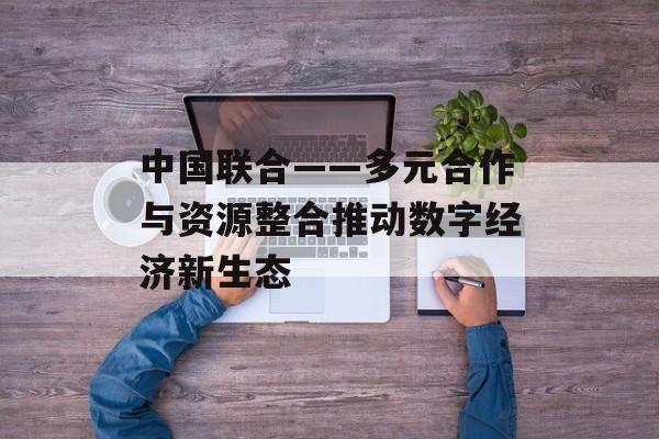 中国联合——多元合作与资源整合推动数字经济新生态